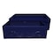 Whitehaus 33" Front Apron Sink W/ An Intricate Vine Design On One Side , Blu WHSIV3333-BLUE - alternate 1